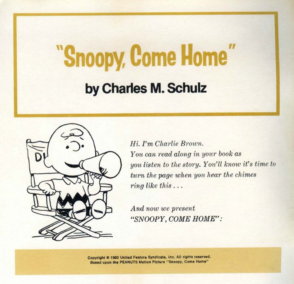 Snoopy, Come Home (02),绘本,绘本故事,绘本阅读,故事书,童书,图画书,课外阅读